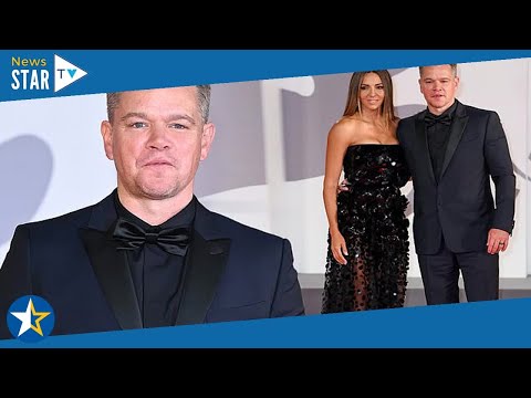 Venice Film Festival 2021: Matt Damon and wife Luciana Barroso pose at The Last Duel premiere 979031