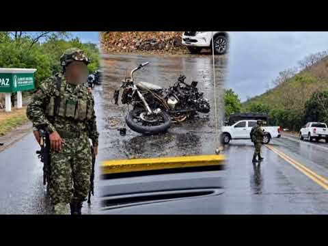 Una moto 1nc1n3r4d4 y un hombre f4ll3c3 en un intento de hurt0 en el Zulia.
