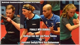 NK Tafeltennis Zwolle 19.03.2016 FINALE MIX DUBBEL