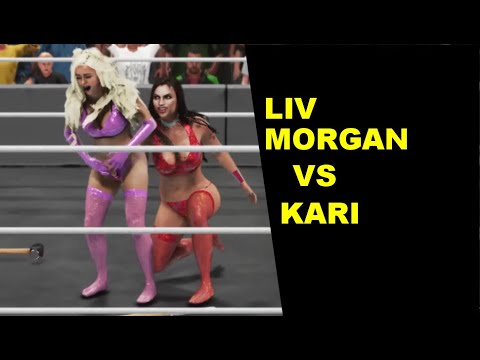 WWE 2K19 Liv Morgan vs Kari - No Holds Barred