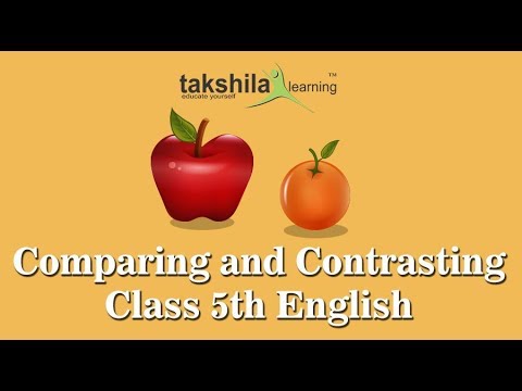 Comparing and Contrasting| CBSE Class 5th English Online Classes | NCERT Solutions for Class 5th