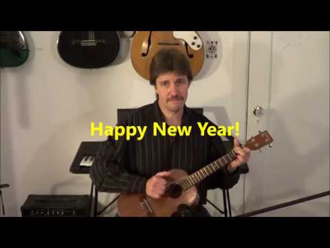 Auld Lang Syne on a old Silvertone baritone  ukulele (short version)