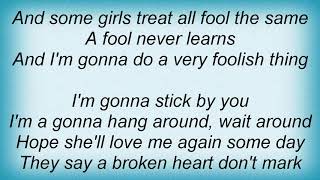 Andy Williams - A Fool Never Learns Lyrics