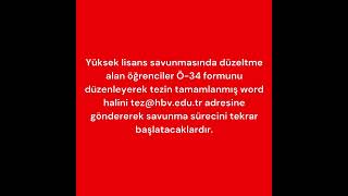 Sıkça Sorulan Sorular (Tezli Yüksek Lisans Programları)
