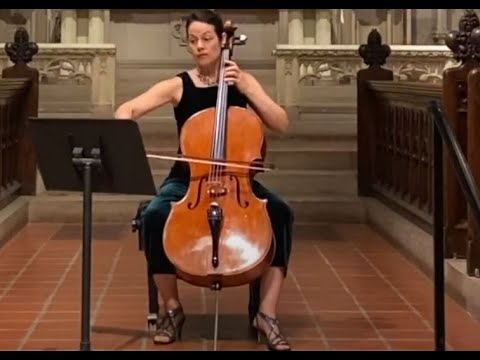 Rebecca Gilmore - Bach: Cello Suite No. 1 in G Major, BWV 1007, Courante (Official Video)