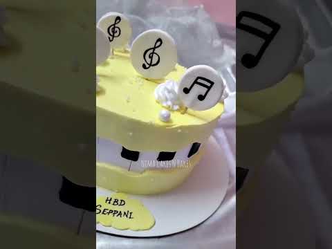 Customers design🎹          #cakes #cakeart   #cakedesign#cakeshorts