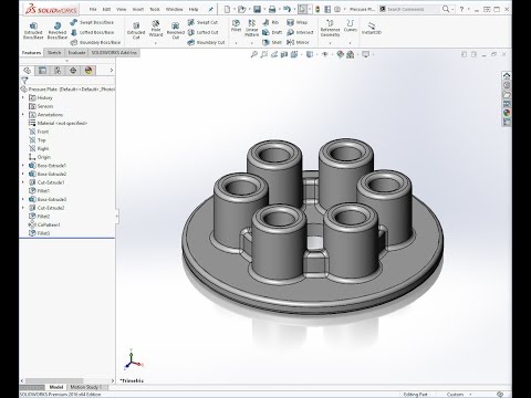 SOLIDWORKS Tutorial "Introduction to SOLIDWORKS (My first part)" (01/10)