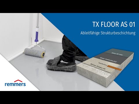 Ableitfähige Strukturbeschichtung – TX Floor AS 01 von Remmers