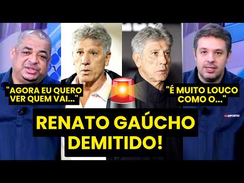 RENATO GAÚCHO CAIU! “Cara, EU QUERO VER AGORA é quem que…” DEMITIDO do VASCO PROVOCA DEBATE!