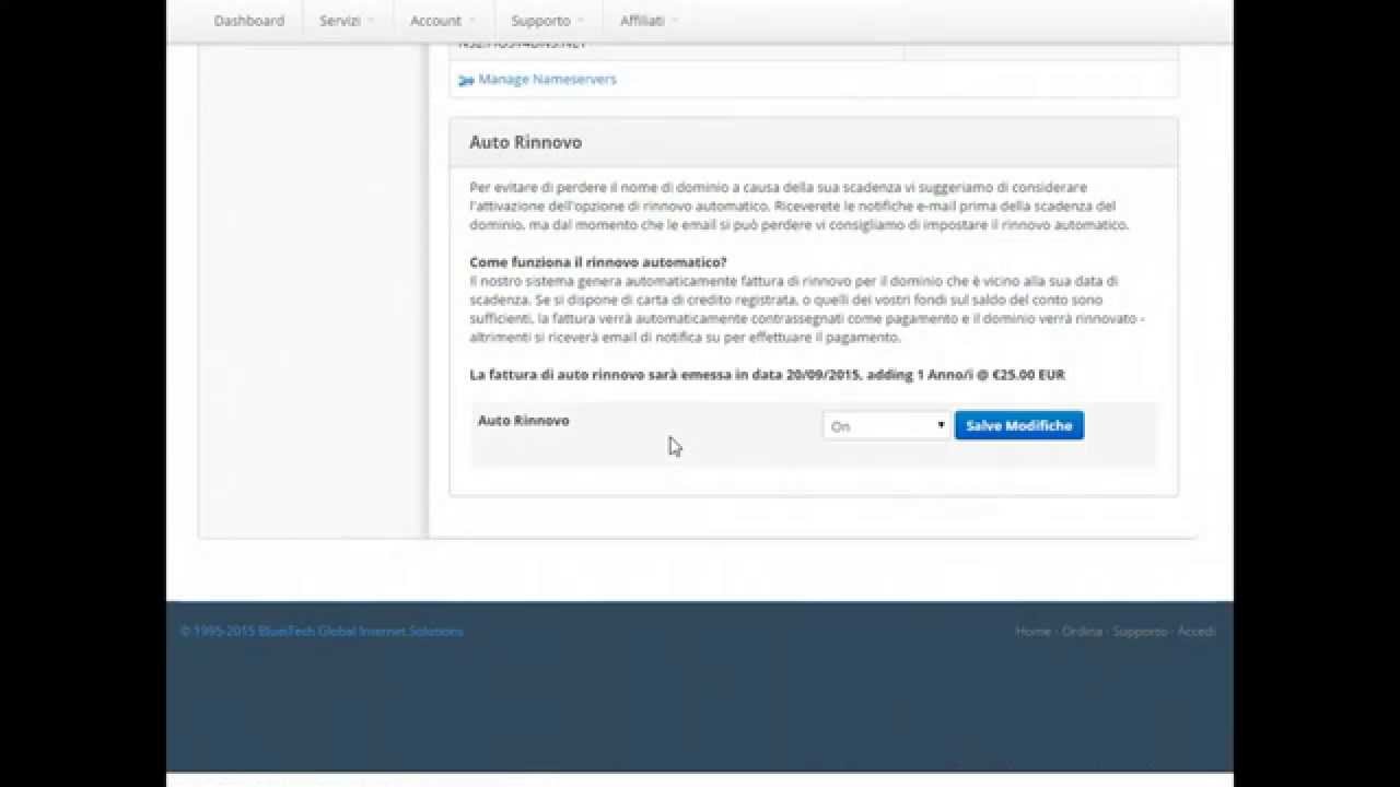 Domain name management