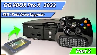 How to upgrade og xbox with SSD Drive upgrade part 2