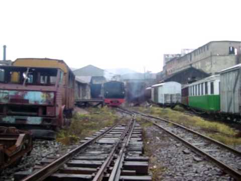 Mocanita - Criscior - alimentarea cu apa a locomotivei - The way of the locomotive for water refulling