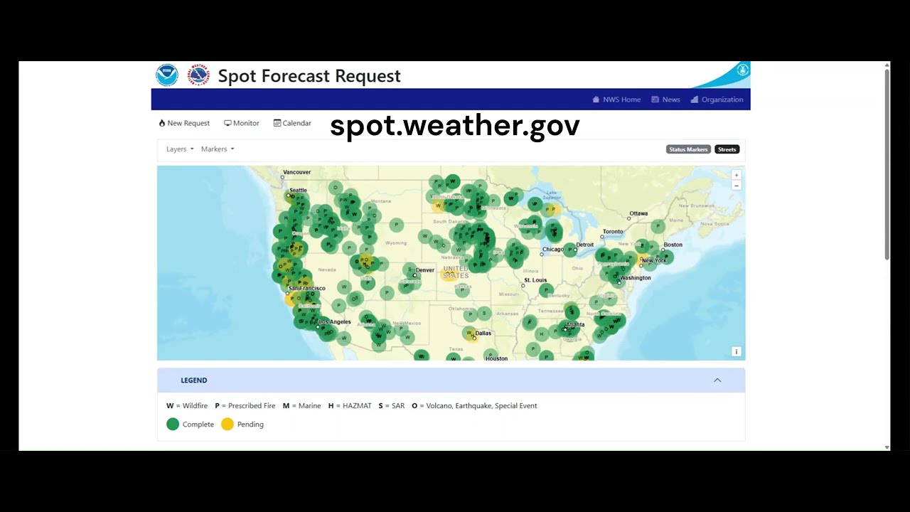 Spot Weather Forecast Request Tutorial