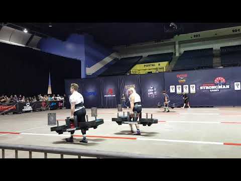 Andrea Thompson vs Donna Moore - Farmers Walk World's Strongest Woman 2019