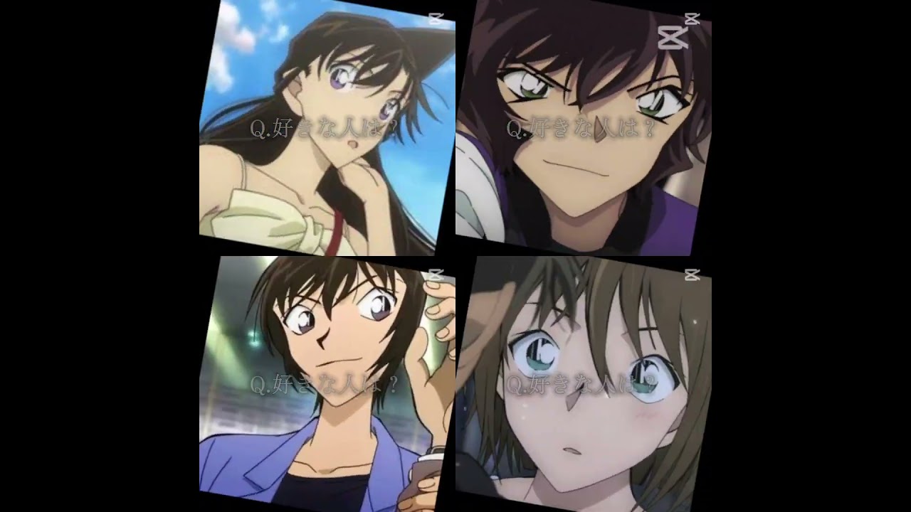 [コナン]ヒロインキャラ達の好きな人は？#コナン #名探偵コナン #アニメ #漫画 #映画 #anime #shorts