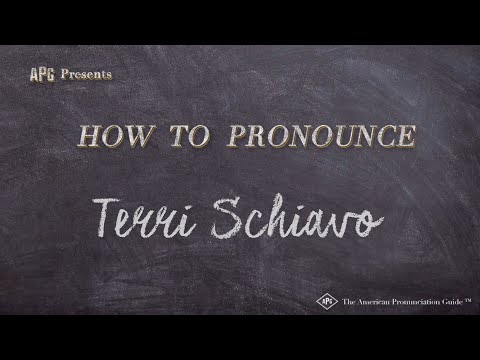 How to Pronounce Terri Schiavo (Real Life Examples!)