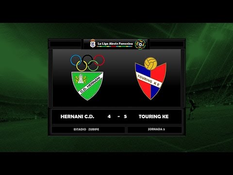 JORNADA 2: Resumen Hernani C.D. 4-5 Touring KE (La Liga Alevin Femenina)