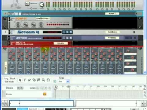 Reason 6 mixer fx setup