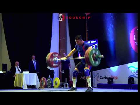 Romain Imadouchene (85) - 147kg, 152kg, & 155kg Snatches @ 2016 European U23 Championships