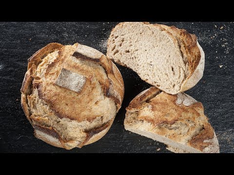 Receta de hogaza de pan de trigo y centeno - Joseba Arguiñano