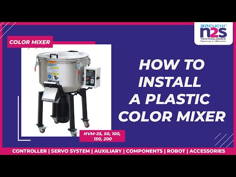 Vertical Plastic Color Mixer For Injection Molding Machine