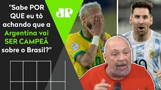 “O Brasil não queria nem jogar a Copa América, já a Argentina…”: Nilson Cesar e Vampeta divergem