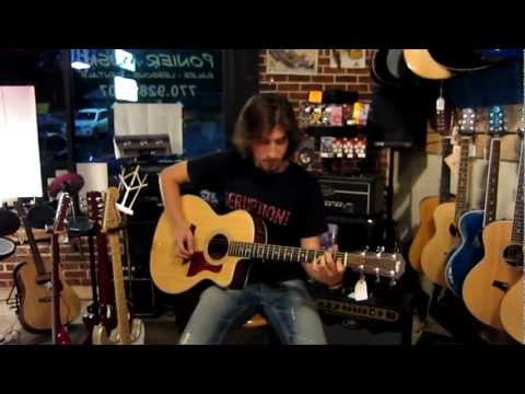 Ponier Music Woodstock Taylor Guitar 214 Demo