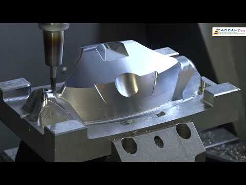 Mastercam 2021 Machining Mold Core & Mill 5 Axis Machining | DMU 65 CNC Machine