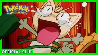 Meowth Disguised as Sunflora | Pokémon: The Johto Journeys | Official Clip by The Official Pokémon Channel
