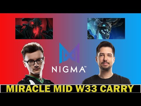 Duo Nigma Miracle and Nigma W33 Destroying Pub Games Dota 2