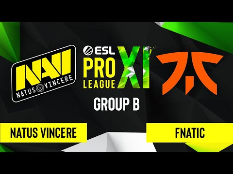 CS:GO - Natus Vincere vs. Fnatic [Overpass] Map 1 - ESL Pro League Season 11 - Group B