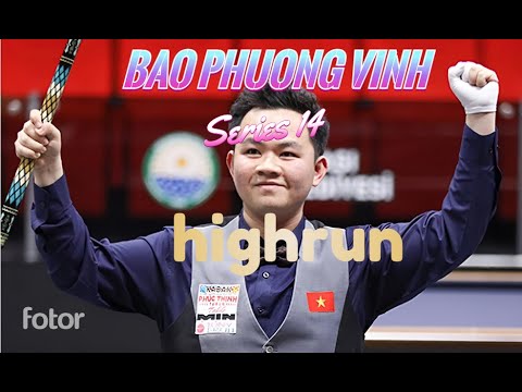 3 Cushion Incredible High-Run in 3-Cushion Billiards of Bao Phuong Vinh - Series 14 Billiard 2025