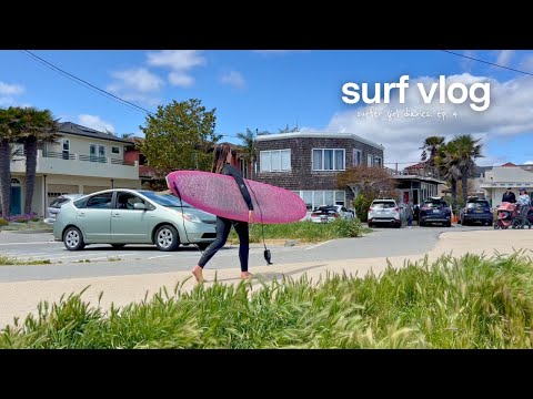 surfing in santa cruz vlog 🏄‍♀️ | surfer girl diaries ep. 4