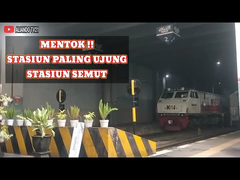 MENTOK!! HUNTING NAIK KA DHOHO PENATARAN KE STASIUN PALING UJUNG SURABAYA BERHENTI DIBAWAH PERTOKOAN