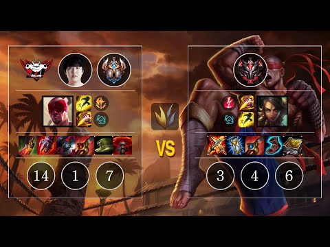 JDG Kanavi Lee Sin vs Nidalee Jungle - KR Patch 10.12