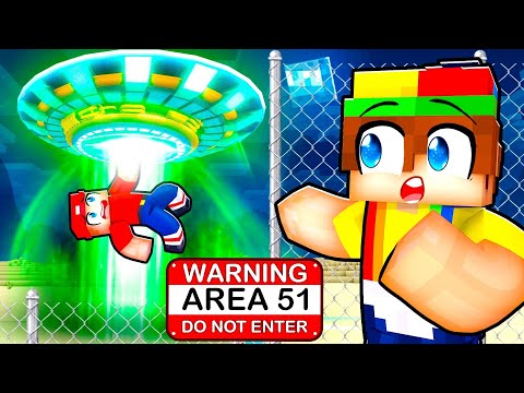 I Tried SNEAKING Into AREA 51 In Minecraft!