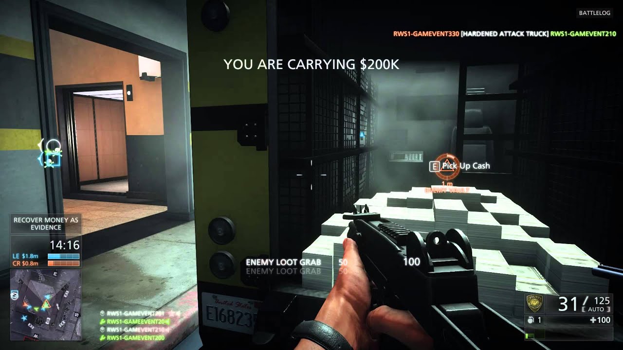 Battlefield Hardline gameplay - Blood Money mode (full match) - YouTube