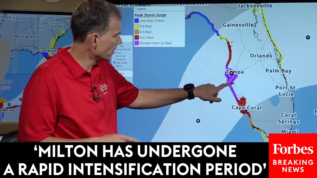 BREAKING: National Hurricane Center Warns Floridians To Heed Evacuation Orders For Hurricane Milton