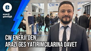 CW Enerji'den arazi GES projelerine açık davet