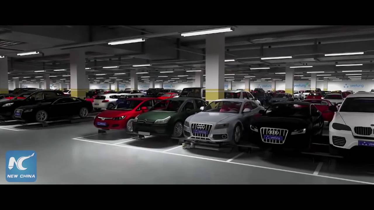Chinese Inventors Create A $150,000 Robot To Solve All Parking Problems