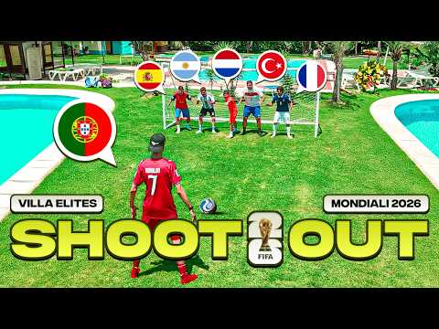 ⚽ SHOOTOUT WORLD CUP CHALLENGE in VILLA ELITES (ft. NAPOLI CREATORS)