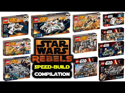 All LEGO Star Wars REBELS 2014-2017 Compilation/Collection Speed Build