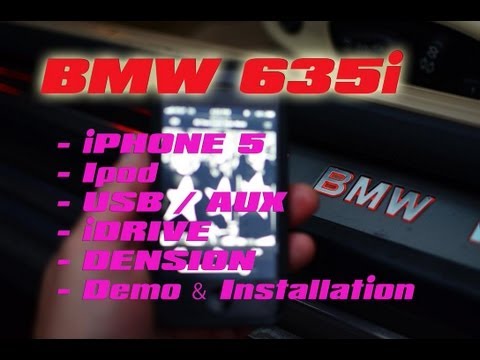 Bmw 635ic IPOD USB AUX MP3, Dension GW51MO2 GW52MO2 Interface by AutoToys.com (6 series)