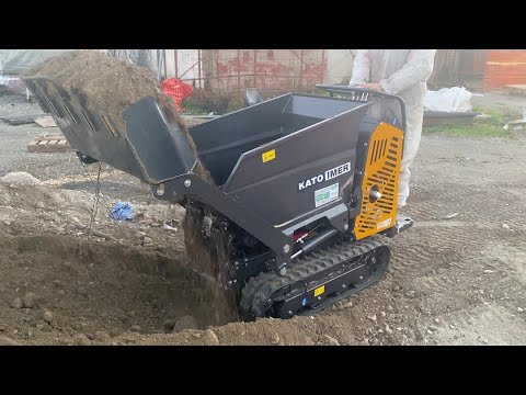 Motocarriola Cingolata KATOIMER CARRY 107 HONDA BENZINA - BENNA DENTATA MOVIMENTO TERRA - NOVITA'