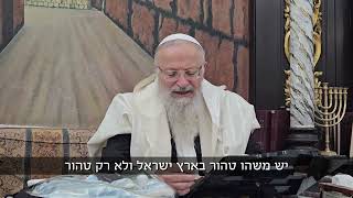 ארץ ישראל - מטהרת את הנשמה | הרב שמואל אליהו | הלכה יומית | ז׳ תמוז תשפ״ה (הרב שמואל אליהו) - התמונה מוצגת ישירות מתוך אתר האינטרנט יוטיוב. זכויות היוצרים בתמונה שייכות ליוצרה. קישור קרדיט למקור התוכן נמצא בתוך דף הסרטון