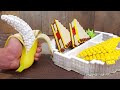 Lego Breakfast Sandwich Lego In Real Life 3 Stop Motion Cooking ASMR