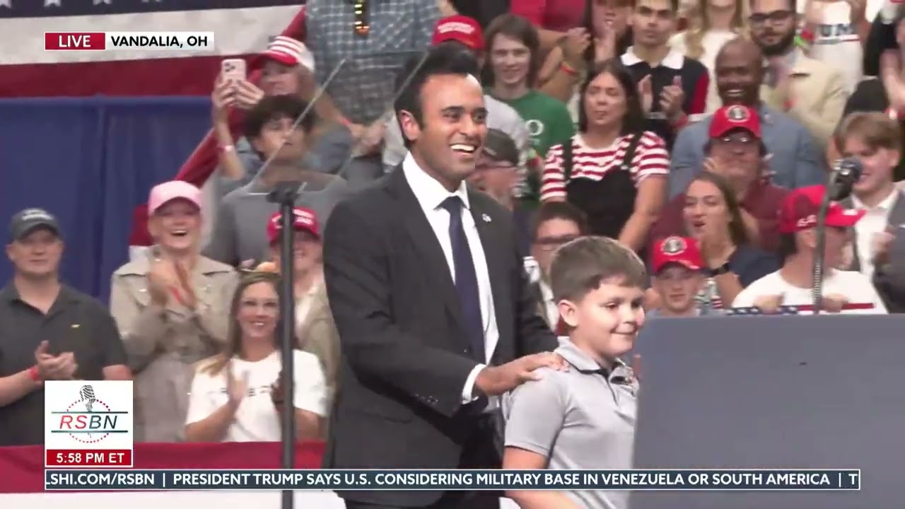 FULL: Vivek Ramaswamy Delivers a Passionate Speech to the Ohio Crowd - 10/03/26