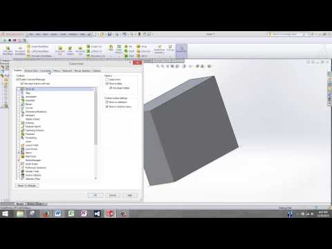 SolidWorks API Tutorial #1, Macro Recorder