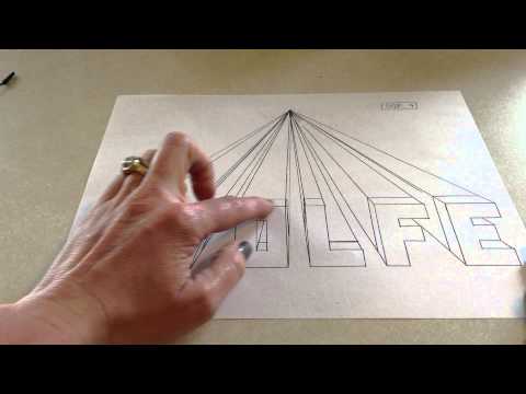 Instructions for Drawing 3-Dimensional Names