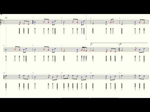 Inisheer - Traditional Folk Song - Tin Whistle - Tab Tutorial